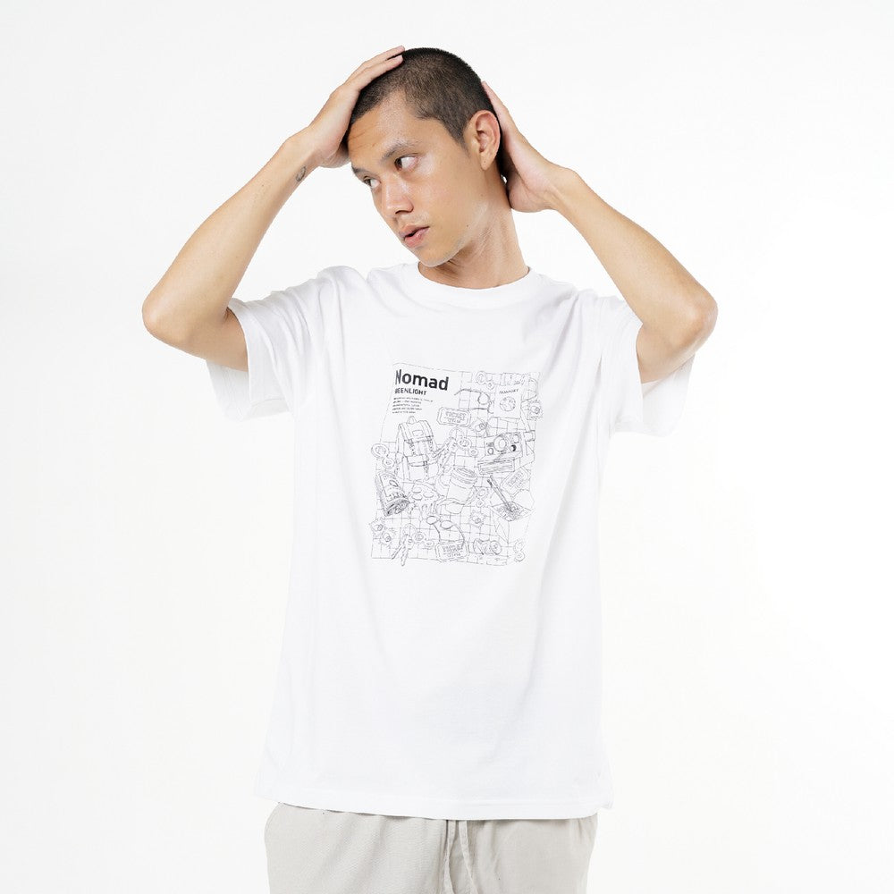 Greenlight Men's T-Shirt Short Sleeve Regular Fit Cotton Nomad C080326