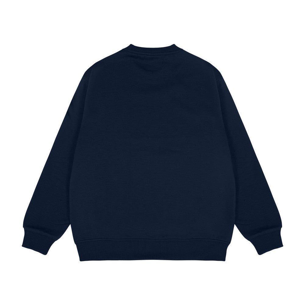 Greenlight Jaket Pria Crewneck Sweatshirt Regular Fit Fleece Sky Playlist OL-C070425
