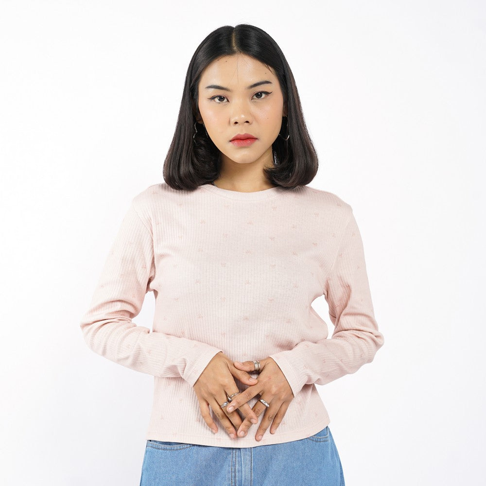 Greenlight Women's T-Shirt Long Sleeve Body Fit Cotton Himari C070726