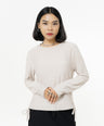 Greenlight Women's T-Shirt Long Sleeve Loose Fit Ruched Side Nana C090326