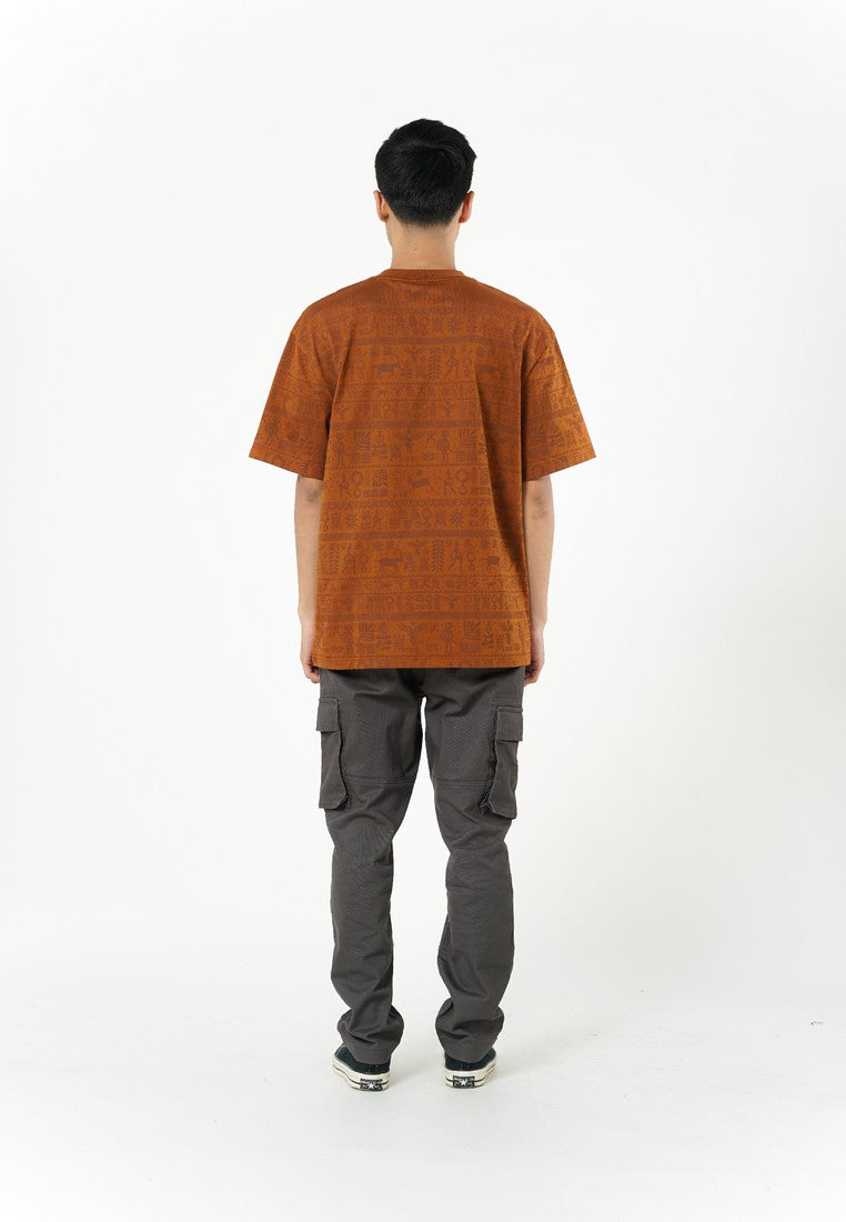 Greenlight Men's T-Shirt Short Sleeve Relaxed Fit Cotton Tribe C100426