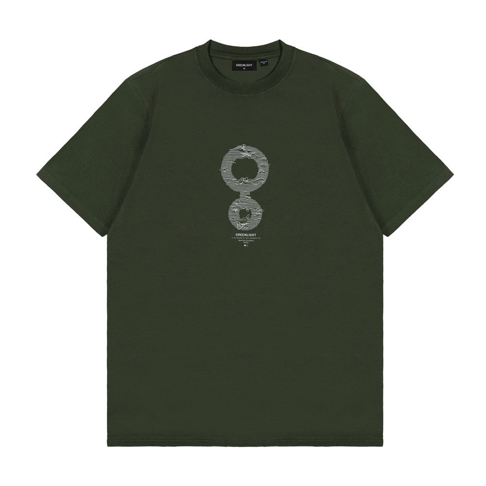 Greenlight Men's T-Shirt Short Sleeve Slim Fit Cotton Sonar C080826