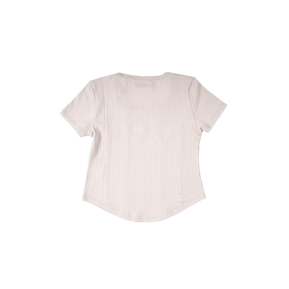 Greenlight Women's T-Shirt Short Sleeve Crop Top Square Neck Sinoe C101124