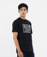Greenlight Men's T-Shirt Short Sleeve Regular Fit Cotton Logo Script Gyan OL-C091224