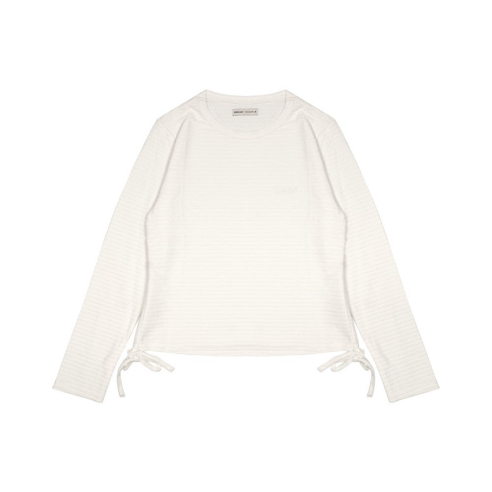 Greenlight Women's T-Shirt Long Sleeve Loose Fit Ruched Side Nana C090326