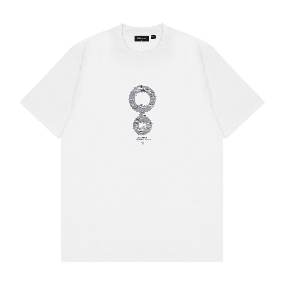 Greenlight Men's T-Shirt Short Sleeve Slim Fit Cotton Sonar C080826
