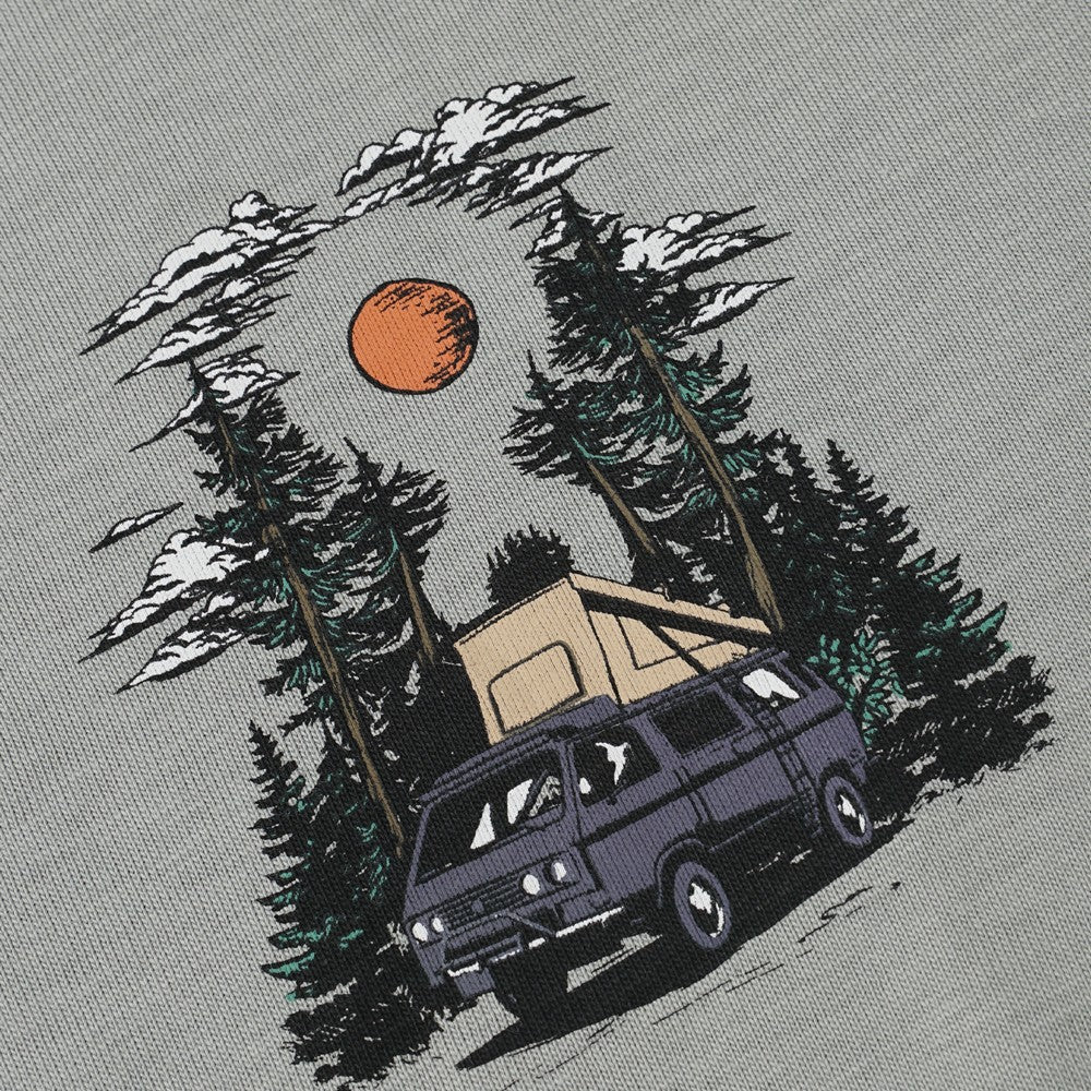 Greenlight Men's T-Shirt Short Sleeve Regular Fit Cotton Campervan C110626