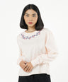 Greenlight Women's T-Shirt Long Sleeve Loose Fit Cotton Yumi C121225