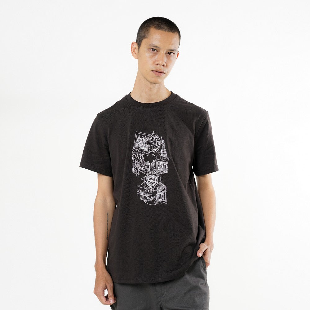 Greenlight Men's T-Shirt Short Sleeve Regular Fit Cotton Vacation C121225