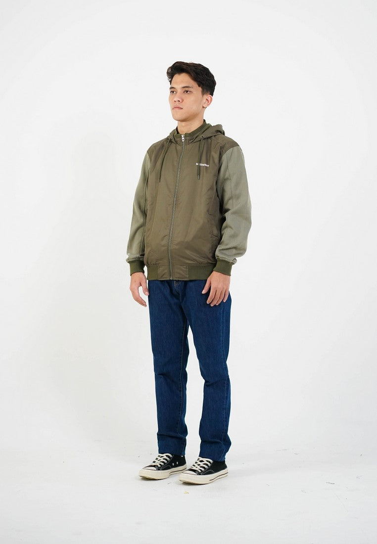 Greenlight Men's Jacket Zipper Hoodie Regular Fit Taslan Fleece Nino OL-C141224