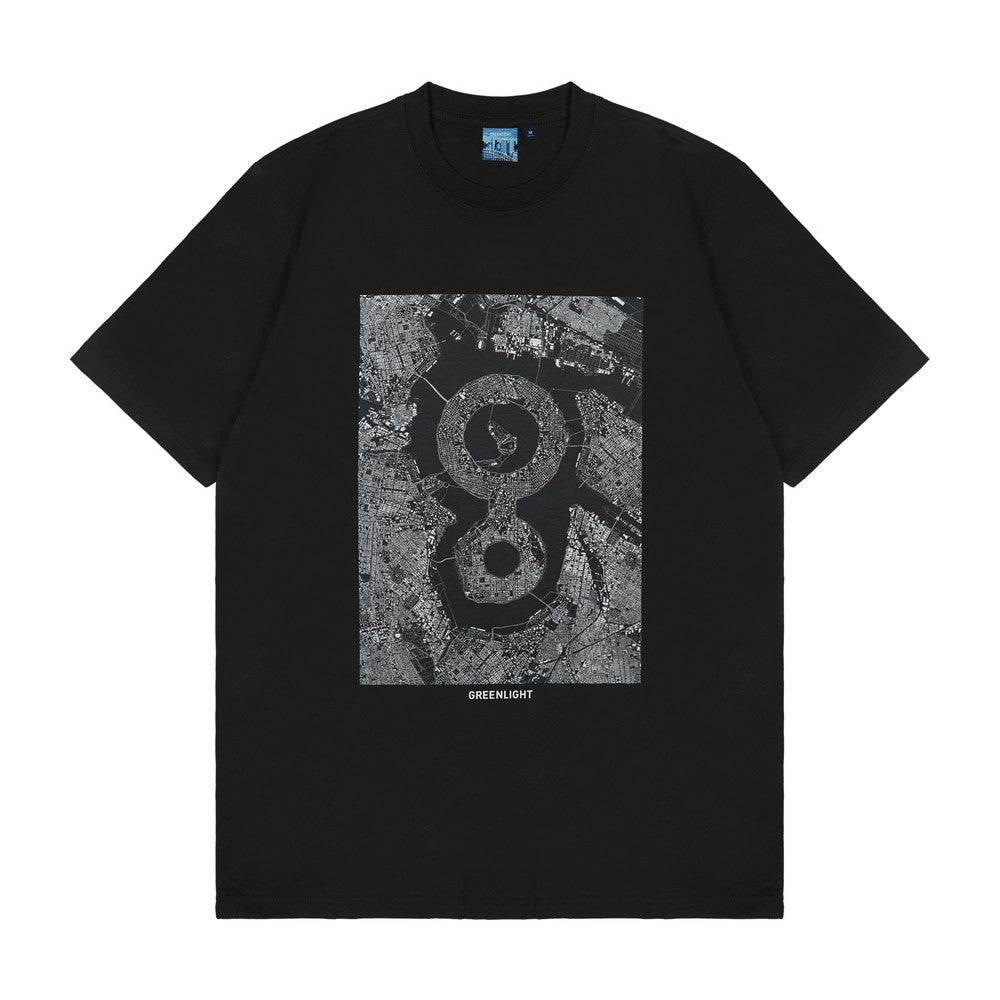 Greenlight Men's T-Shirt Short Sleeve Slim Fit Cotton Logo Map C150325