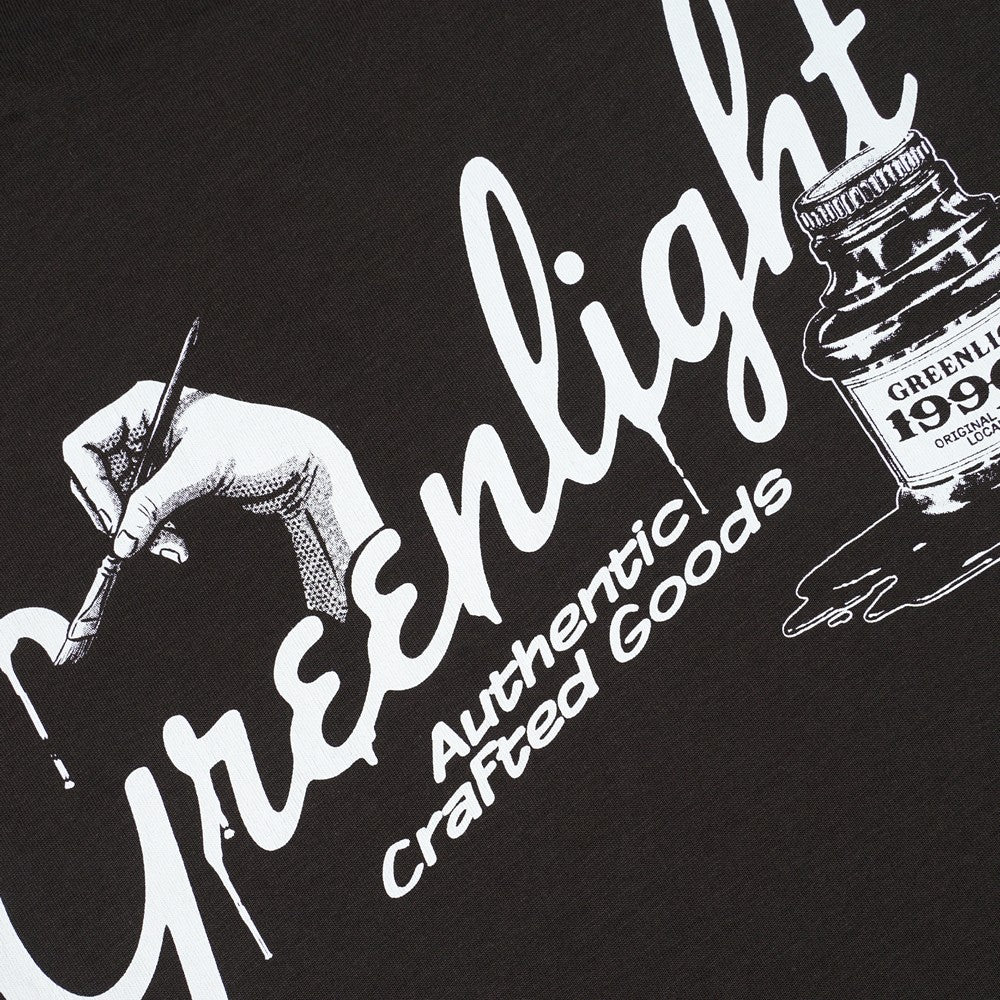 Greenlight Men's T-Shirt Short Sleeve Regular Fit Cotton Paint Brush C160626