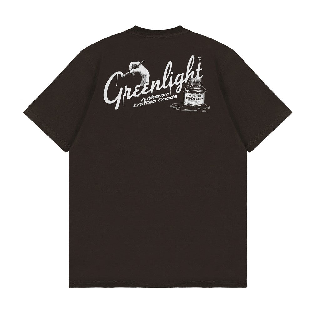 Greenlight Men's T-Shirt Short Sleeve Regular Fit Cotton Paint Brush C160626