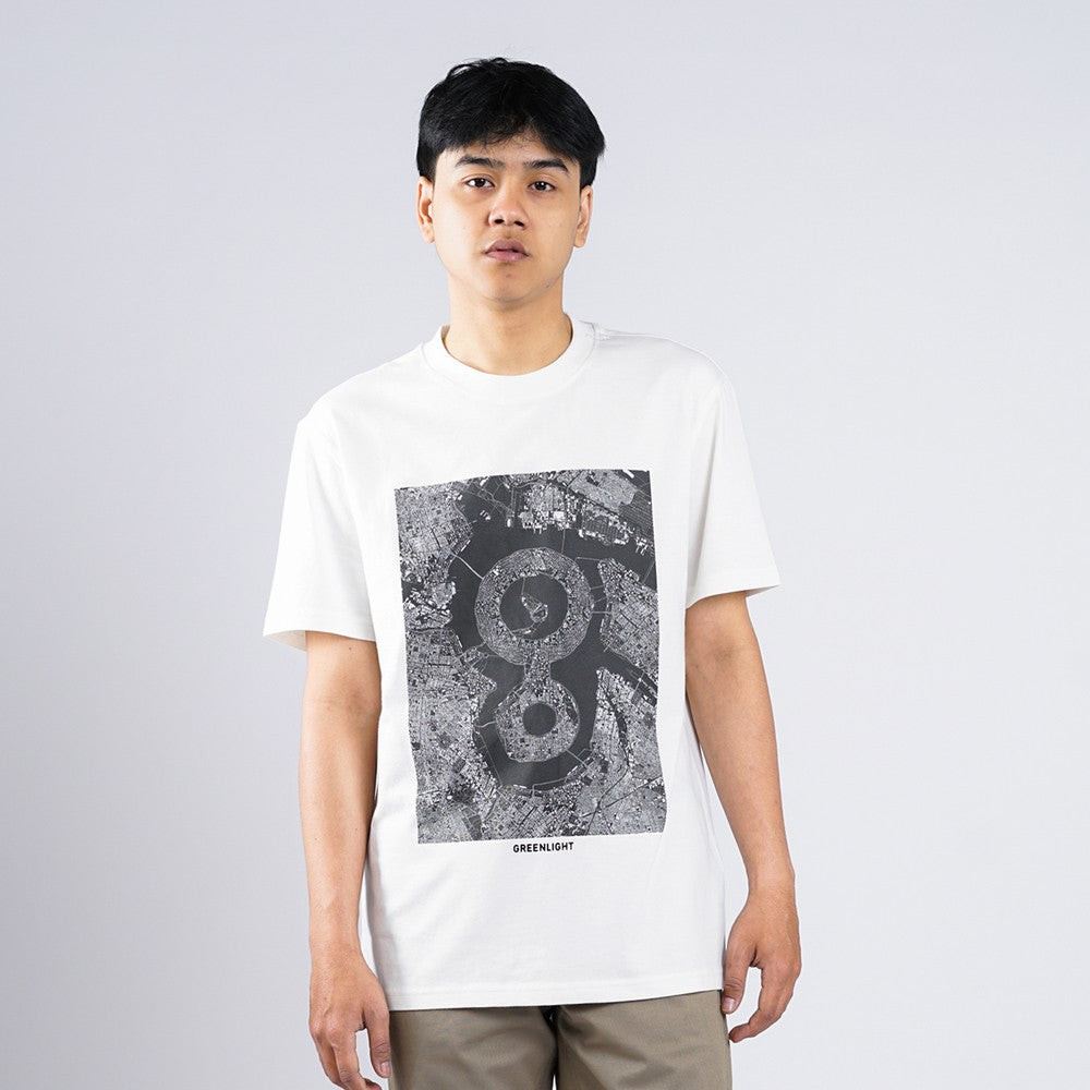 Greenlight Men's T-Shirt Short Sleeve Slim Fit Cotton Logo Map C150325