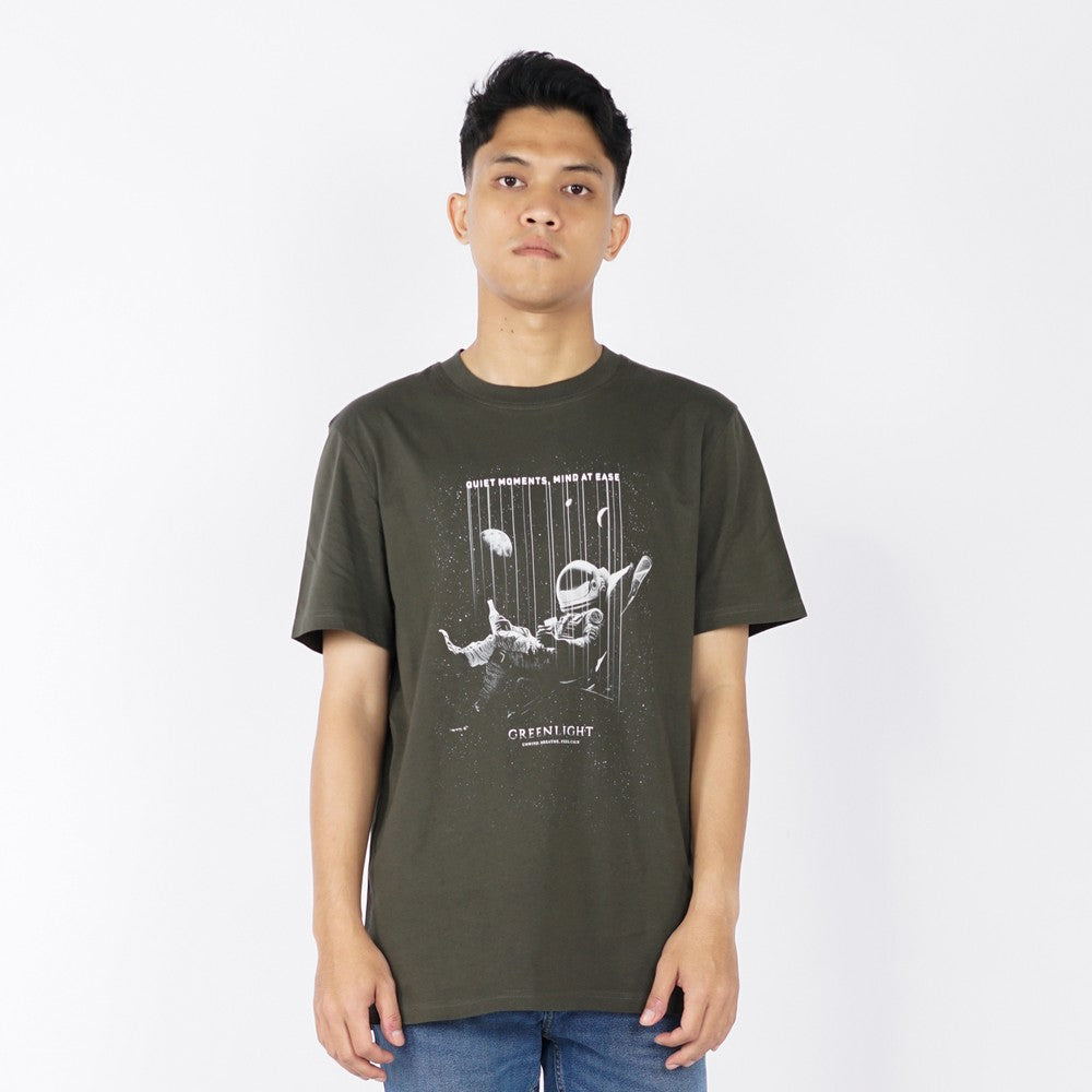 Greenlight Men's T-Shirt Short Sleeve Regular Fit Cotton Astro C150825