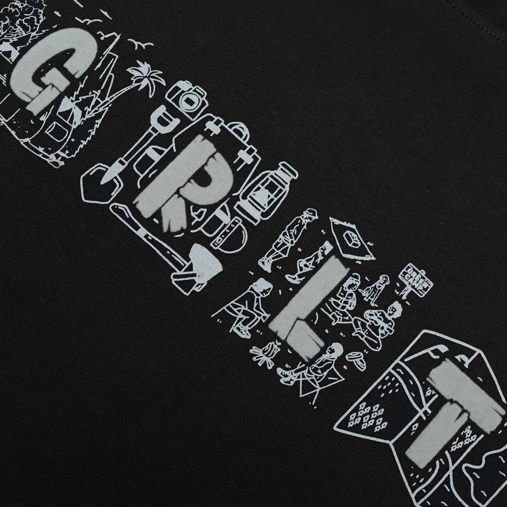 Greenlight Men's T-Shirt Short Sleeve Slim Fit Cotton Logo Script Campsite C170325