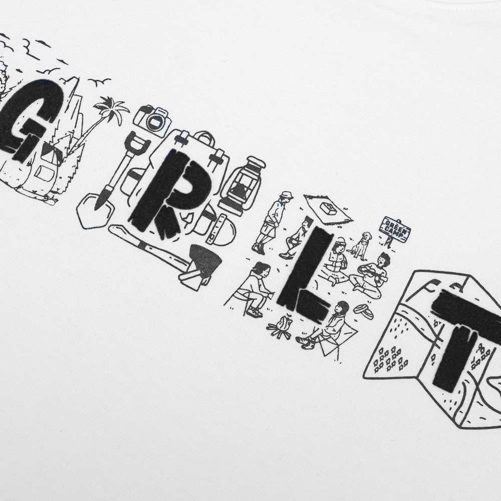 Greenlight Men's T-Shirt Short Sleeve Slim Fit Cotton Logo Script Campsite C170325