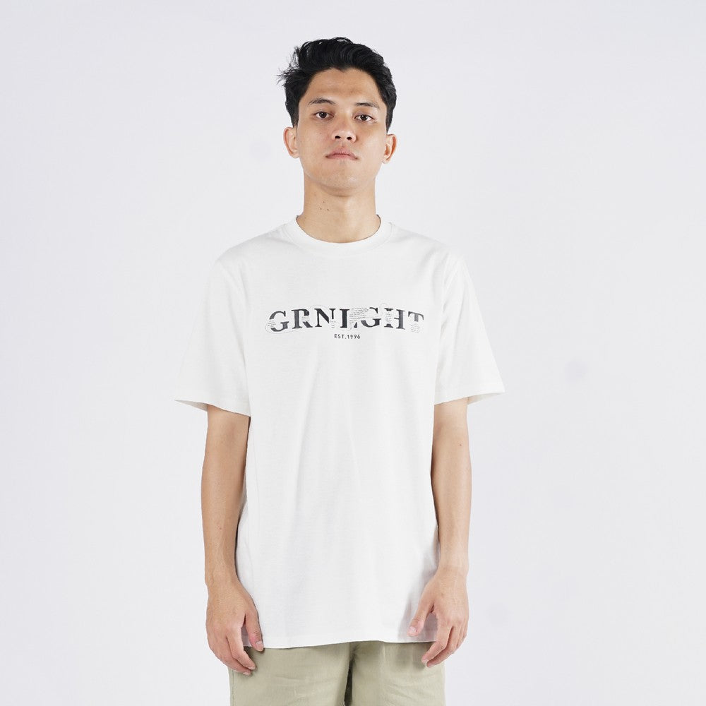 Greenlight Men's T-Shirt Short Sleeve Regular Fit Cotton Logo Script Wright C210225