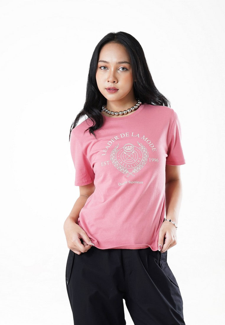 Greenlight Women's T-Shirt Minaru Short Sleeve Cotton OL-C210424