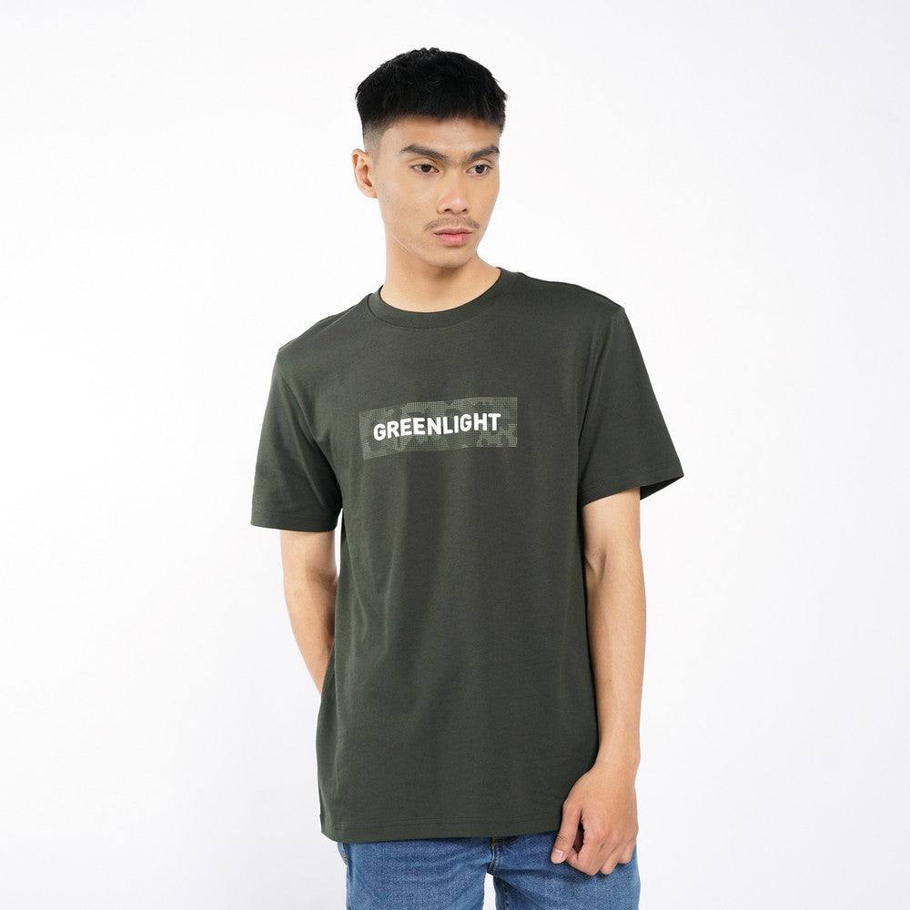 Greenlight Men's T-Shirt Short Sleeve Slim Fit Cotton Flage C220626