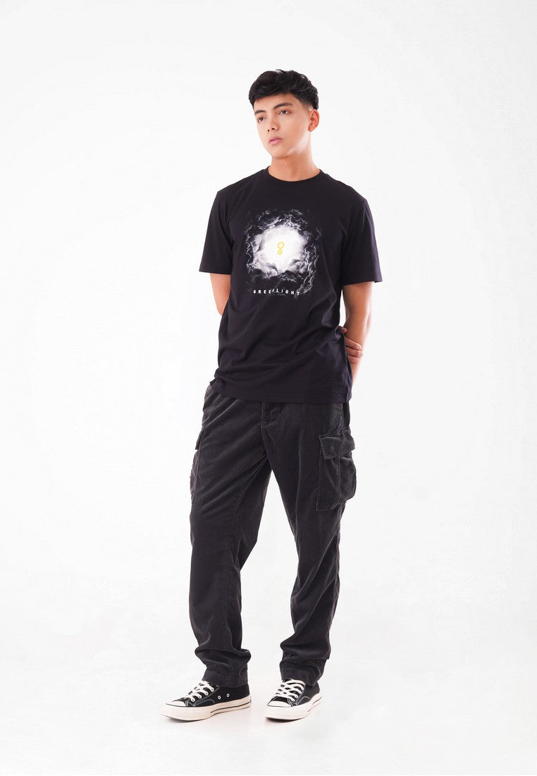 Greenlight Men's T-Shirt Short Sleeve Cotton Clouds OL-231223