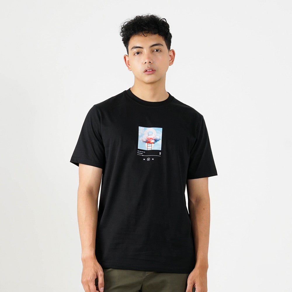 Greenlight Men's T-Shirt Short Sleeve Regular Fit Cotton Cloud OL-C250325
