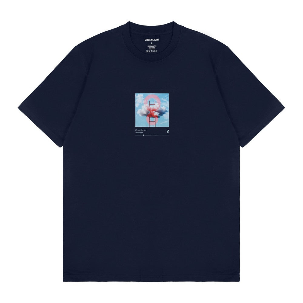 Greenlight Men's T-Shirt Short Sleeve Regular Fit Cotton Cloud OL-C250325