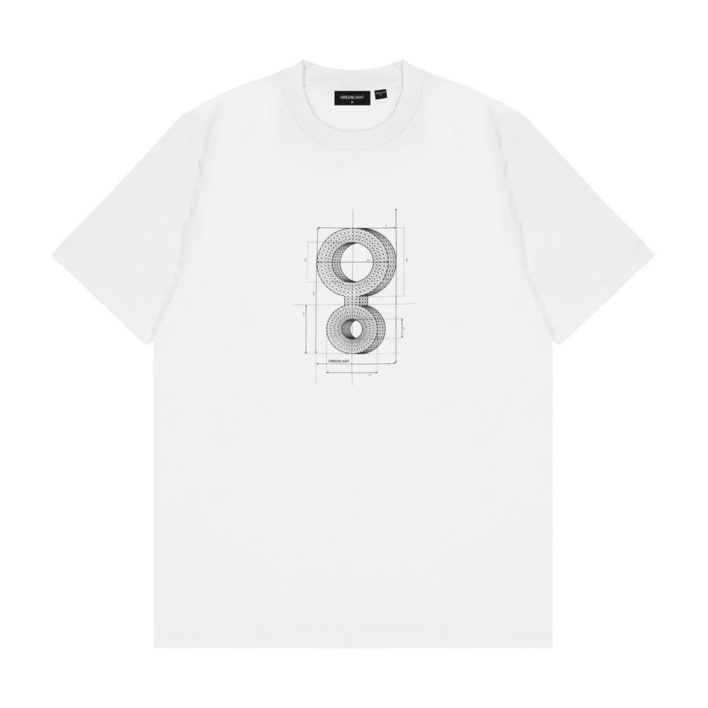Greenlight Men's T-Shirt Short Sleeve Slim Fit Cotton Precise C320626