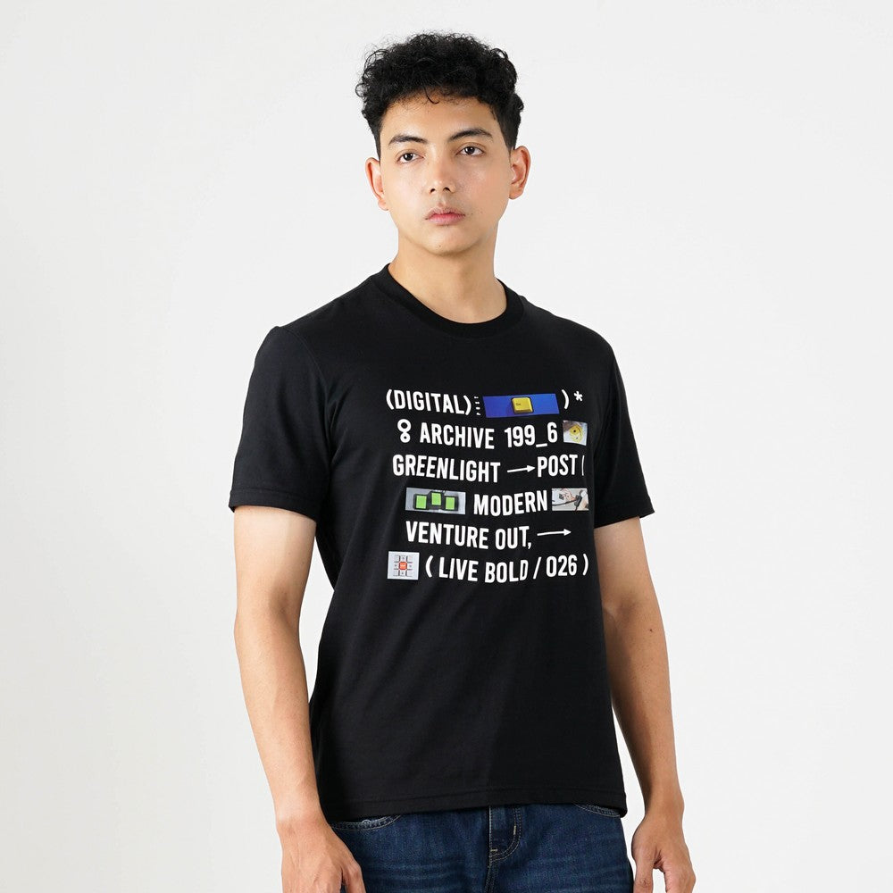 Greenlight Men's T-Shirt Short Sleeve Regular Fit Cotton Radhi OL-C321224