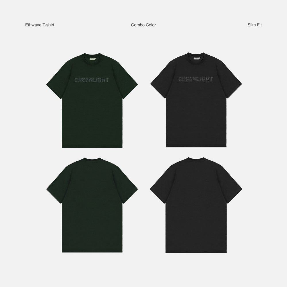 Greenlight Men's T-Shirt Short Sleeve Slim Fit Cotton Ethwave C121026