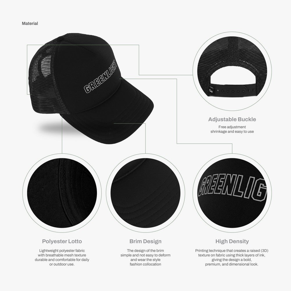 Greenlight Men's Trucker Hat Polyester Frey OL-C101224
