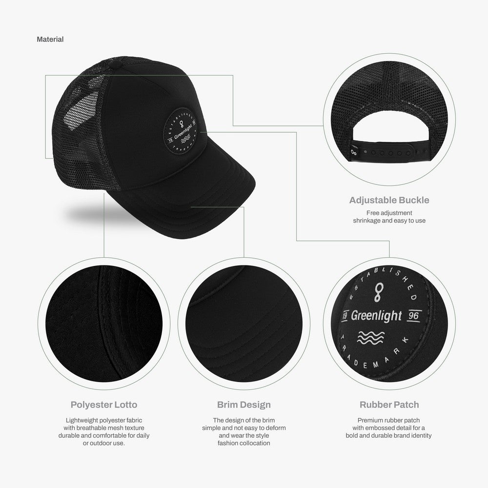 Greenlight Men's Trucker Hat Polyester Halver OL-C181224