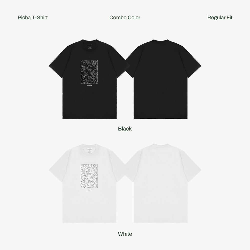 Greenlight Men's T-Shirt Short Sleeve Regular Fit Cotton Logo Picha OL-C300225