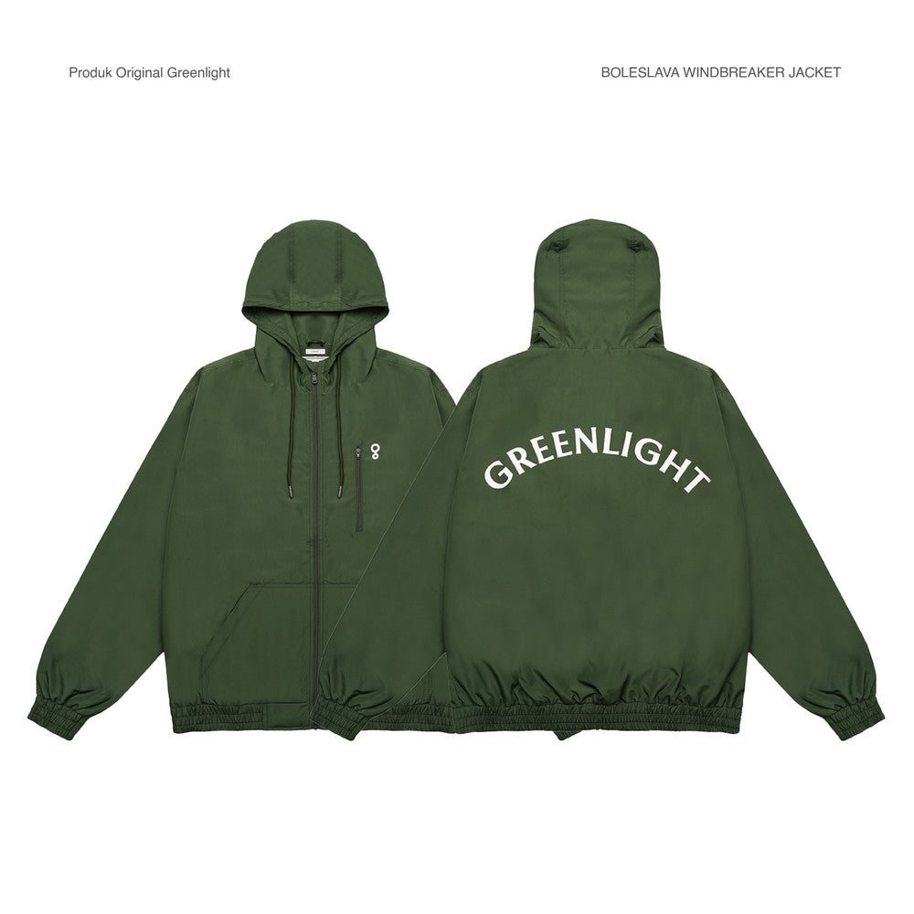 Greenlight Men's Windbreaker Jacket Regular Fit Taslan Boleslava OL-C030525