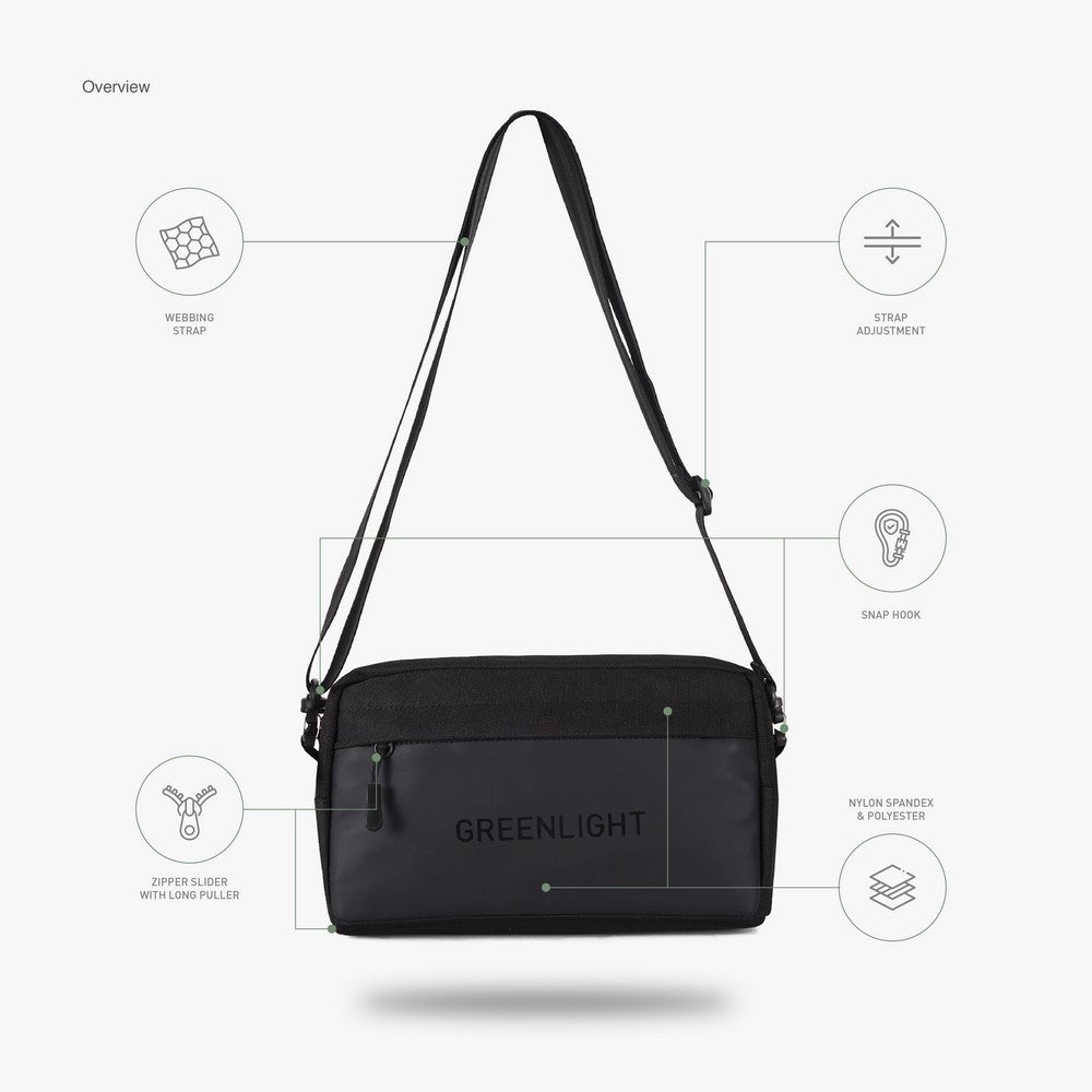 Greenlight Men's 2 in 1 Pouch Sling Bag Corvus OL-031124