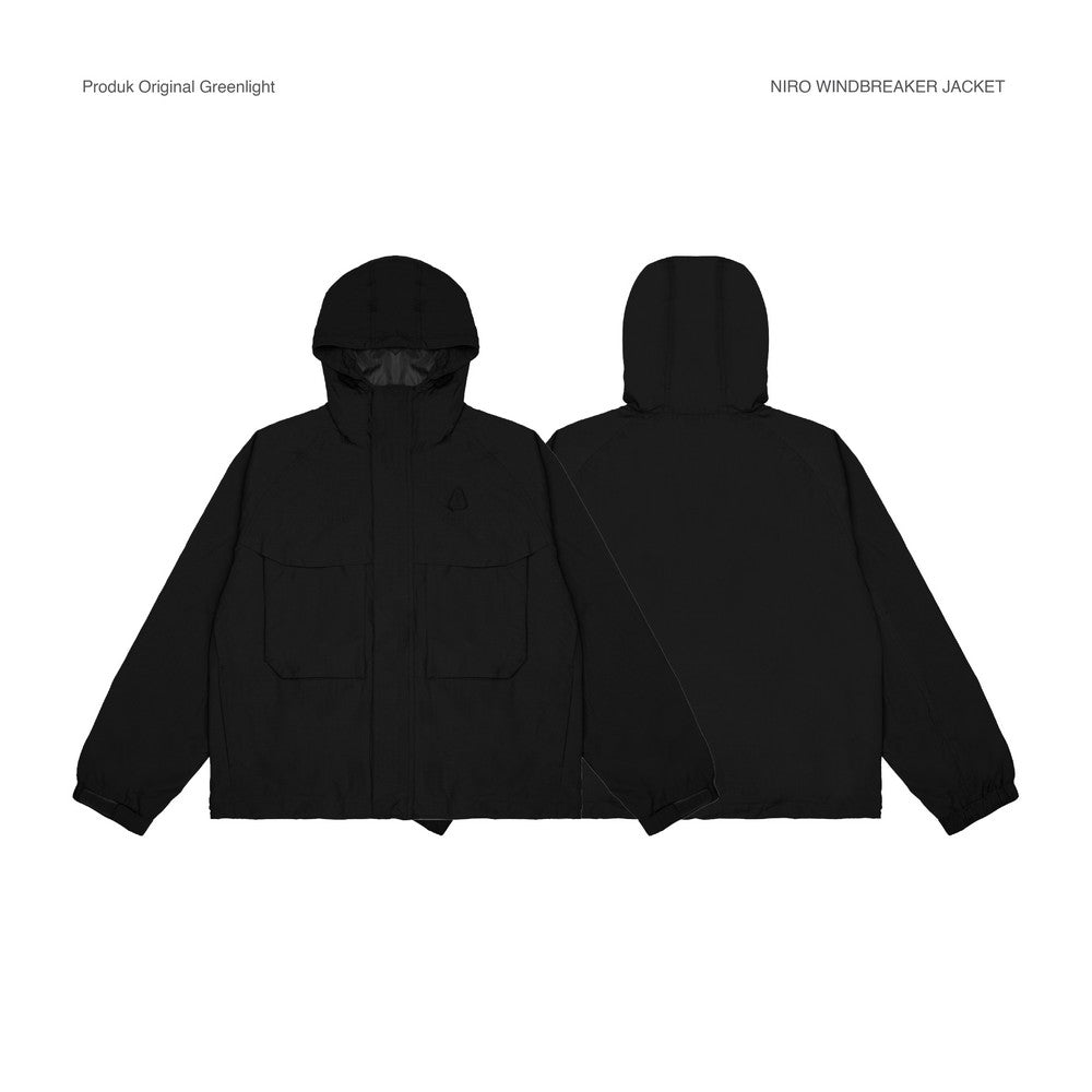 Greenlight Men's Windbreaker Jacket Regular Fit Crinkle Taslan Niro OL-C060426