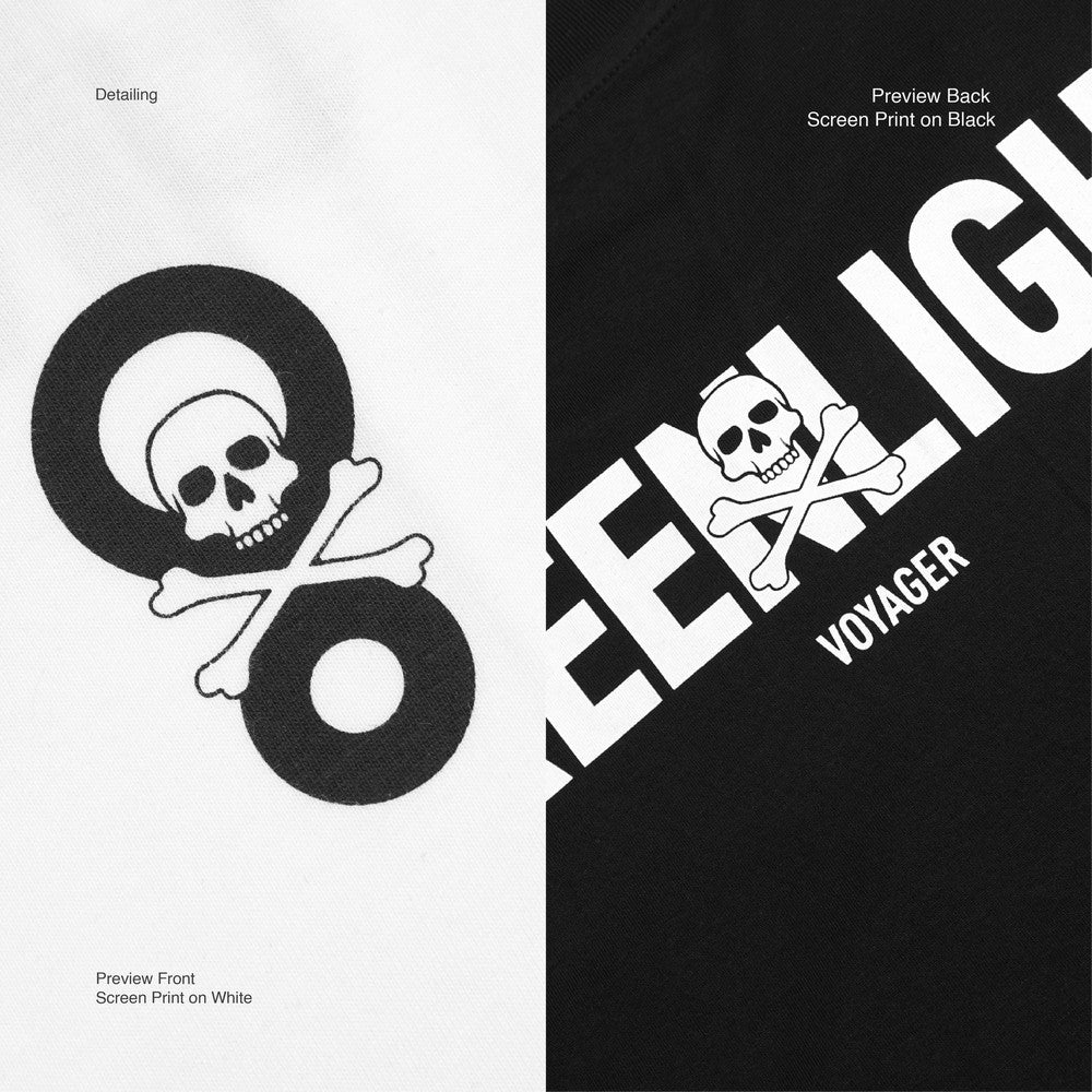 Greenlight Voyager Men's T-Shirt Long Sleeve Regular Fit Cotton Necromancer C081126