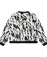 3Second Men's Cardigan Jacket Regular Fit Acrylic Abstract OL-030925