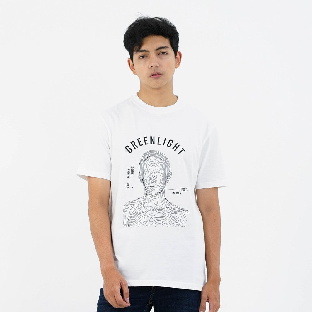Greenlight Men's T-Shirt Short Sleeve Regular Fit Cotton Mindfull OL-C190325