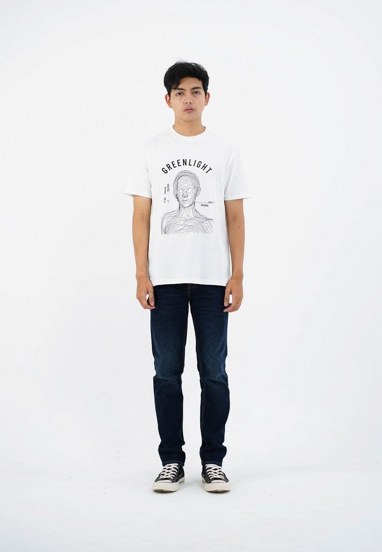 Greenlight Men's T-Shirt Short Sleeve Regular Fit Cotton Mindfull OL-C190325