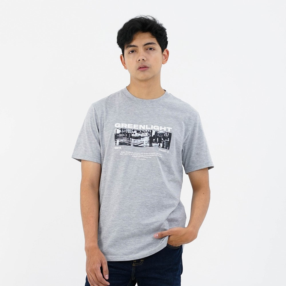 Greenlight Men's T-Shirt Short Sleeve Regular Fit Cotton Zaff OL-C381224