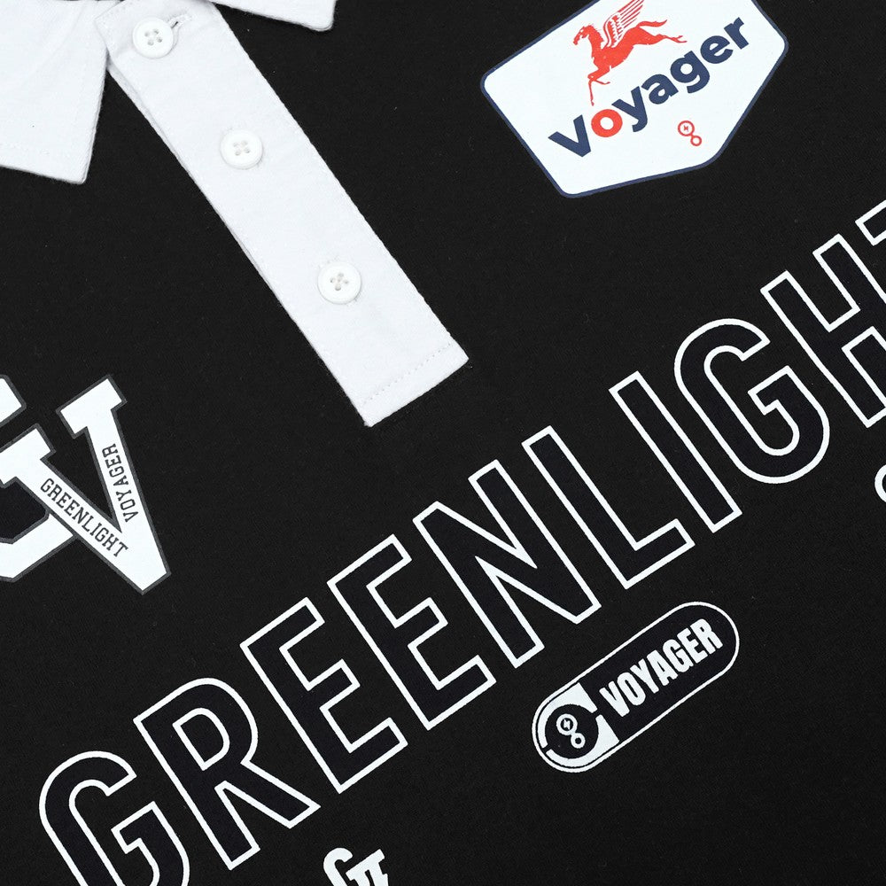 Greenlight Voyager Men's Collar Shirt Short Sleeve Regular Fit Cotton Polorace C021224