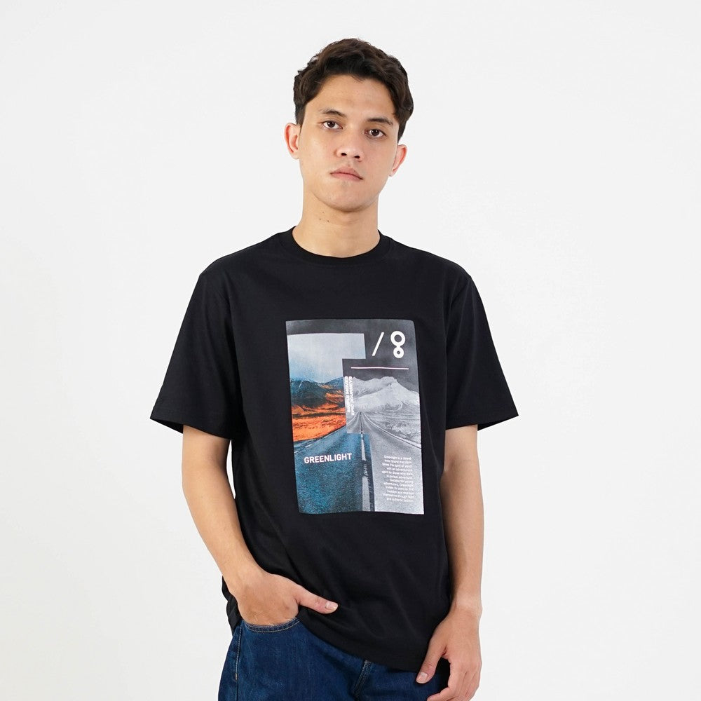 Greenlight Men's T-Shirt Short Sleeve Regular Fit Cotton Ezer OL-C400125