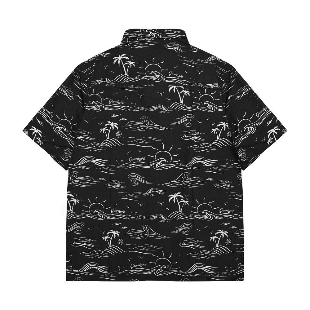 Greenlight Men's Shirt Short Sleeve Regular Fit Rayon Full Print Connor HP-C070225