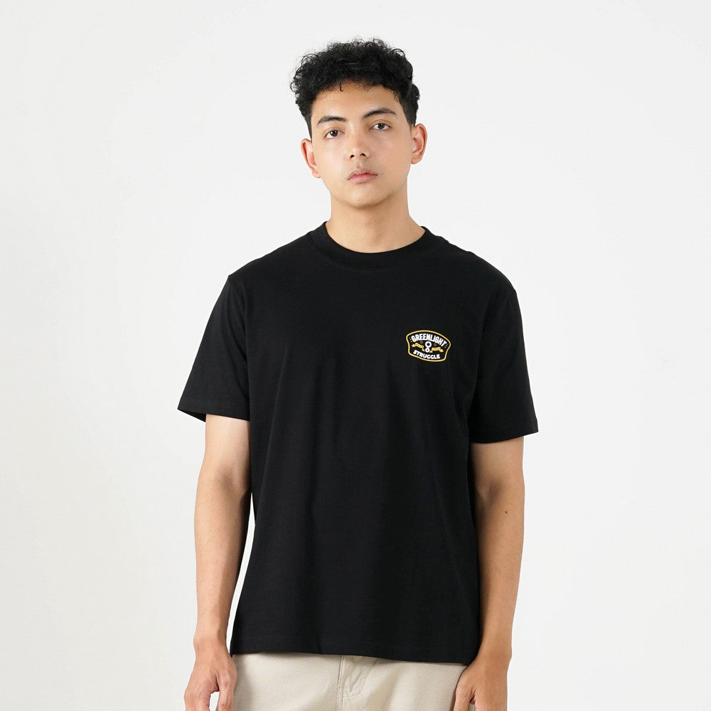 Greenlight Men's T-Shirt Short Sleeve Regular Fit Cotton Struggle OL-C120425