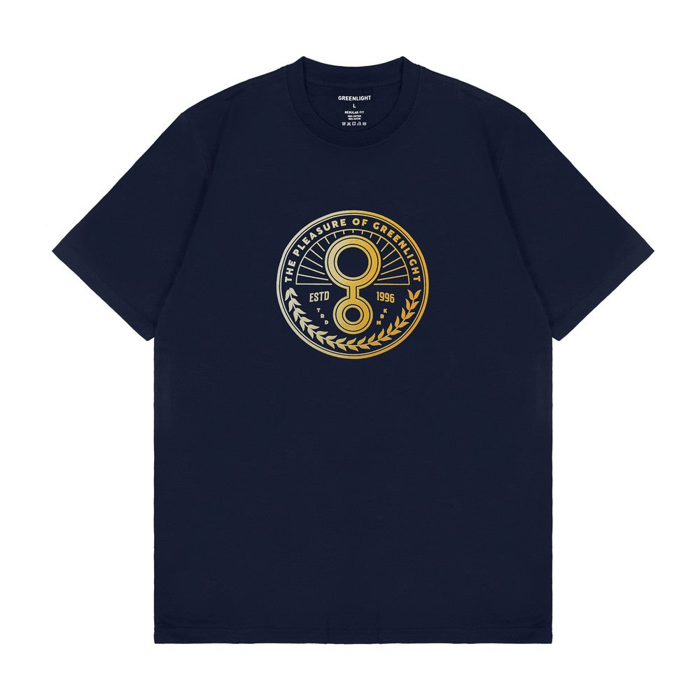 Greenlight Men's T-Shirt Short Sleeve Regular Fit Cotton Circle Pleasure OL-C070425