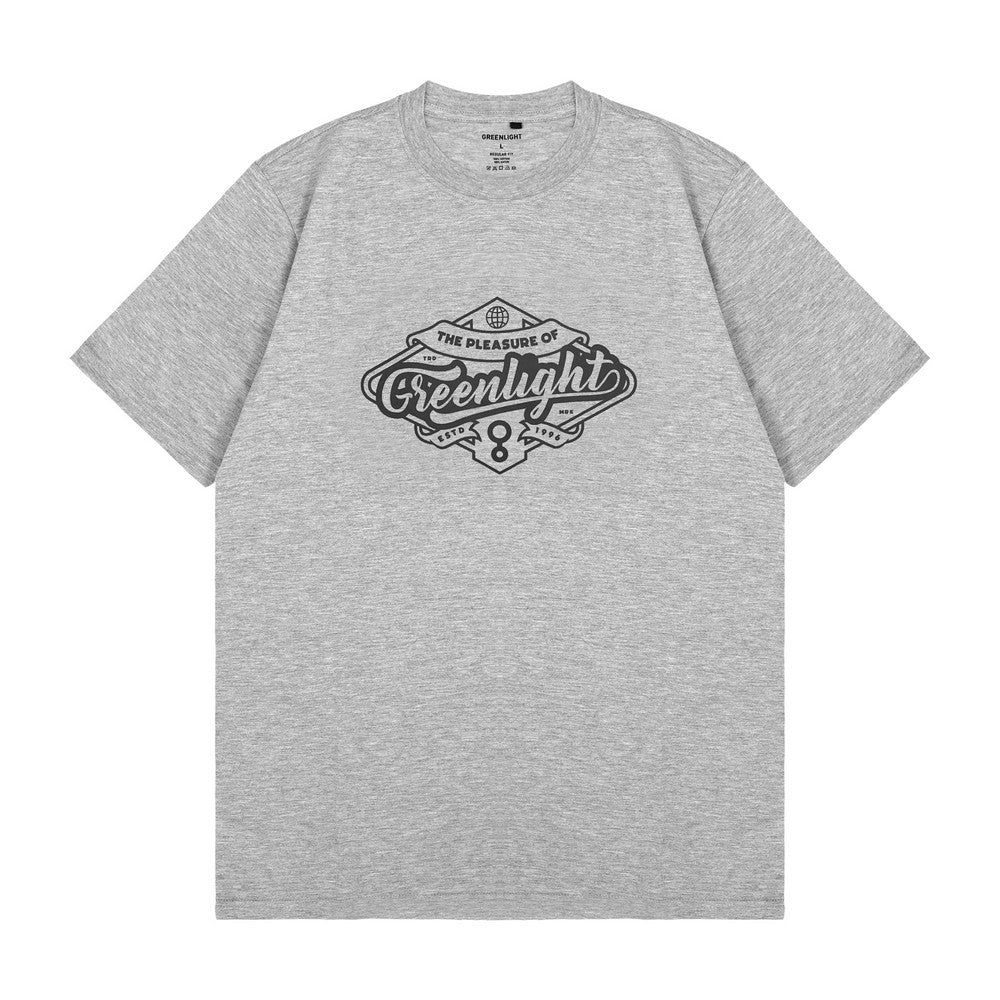 Greenlight Men's T-Shirt Short Sleeve Regular Fit Cotton The Pleasure OL-C050425