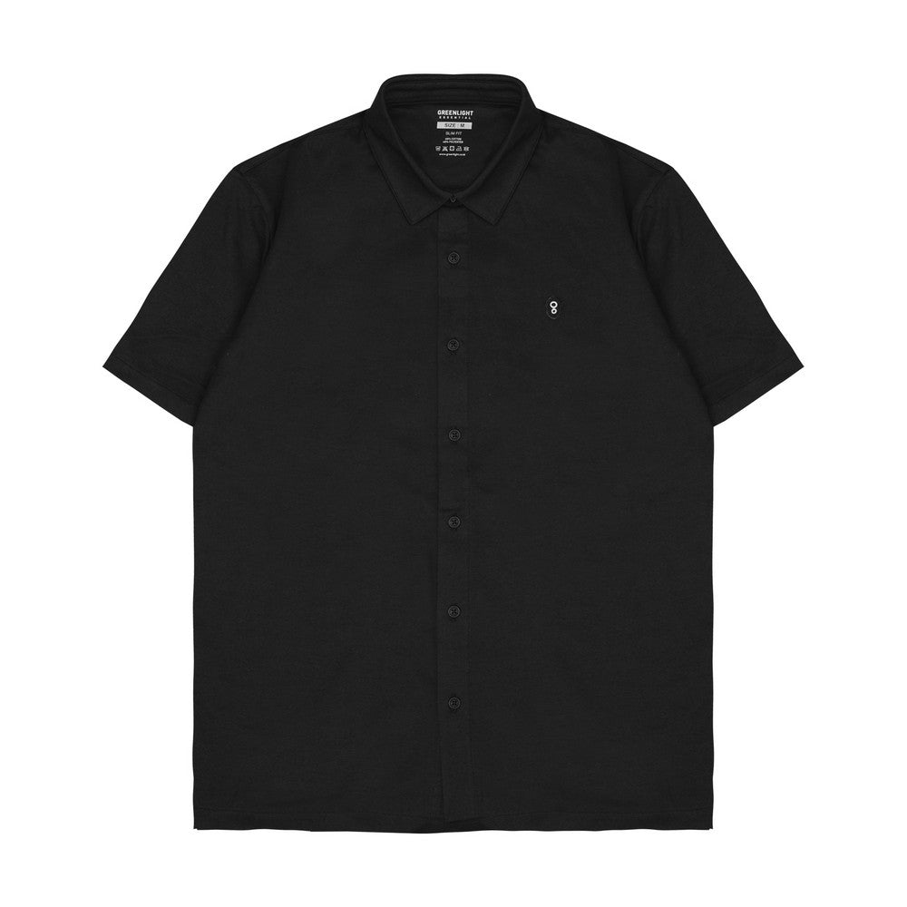 Greenlight Essential Kemeja Basic Pria Lengan Pendek Slim Fit Katun Polyester Astru HP-C050225