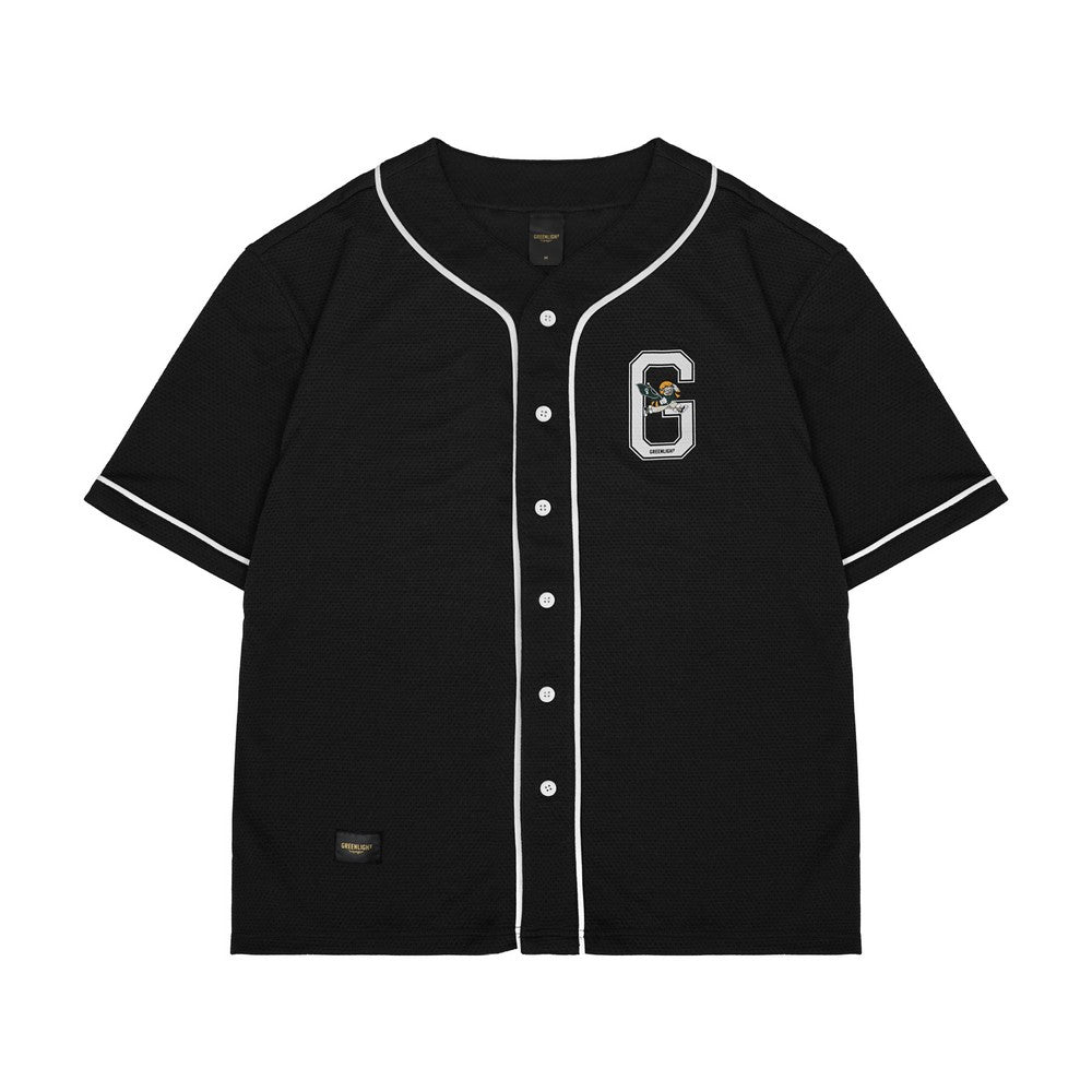 Greenlight Voyager Men's Baseball Shirt Short Sleeve Oversized Fit Zoe HP-C051124