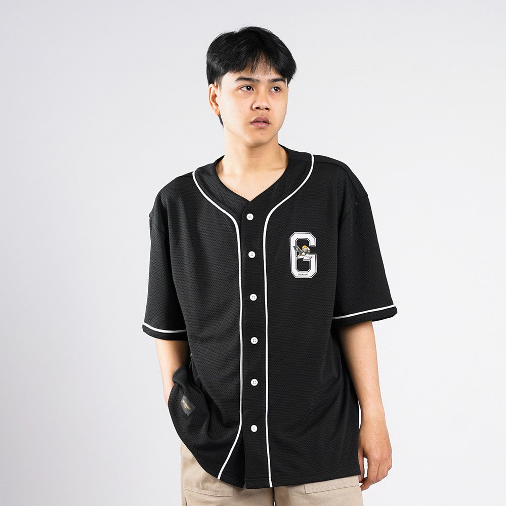 Greenlight Voyager Men's Baseball Shirt Short Sleeve Oversized Fit Zoe HP-C051124